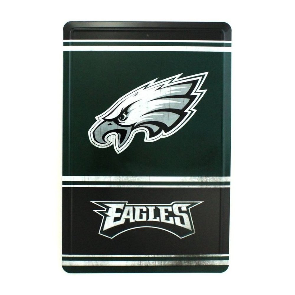 Philadelphia Eagles Team Tin Sign - Retro Style